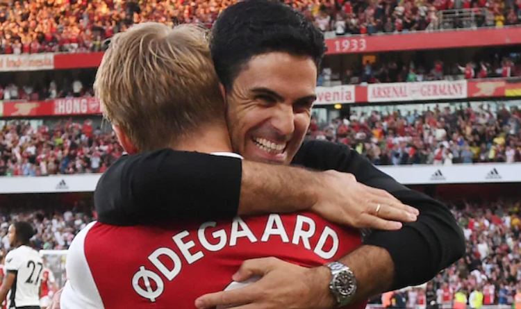 Arteta is delighted with the team captain's unflinching contribution