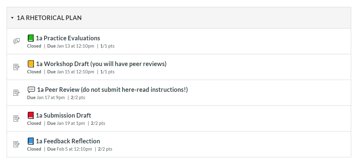 create a peer review assignment on canvas