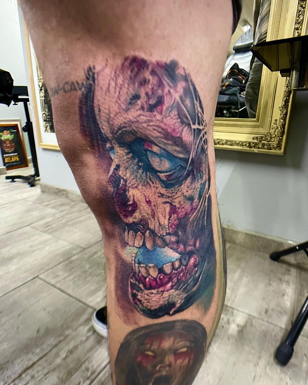 Zombie Portrait Tattoo