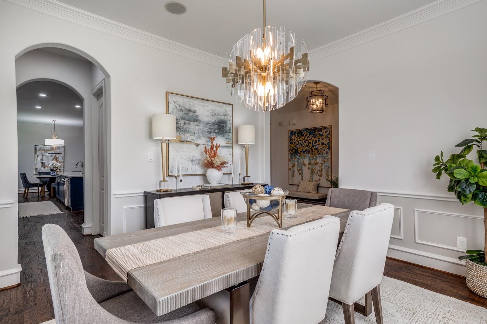 Designs-by-Keti-Dallas-Home-Design-Staging-Renovating-Timeless-dining-room-chandelier-Family-Friendly-Before-And-After family friendly