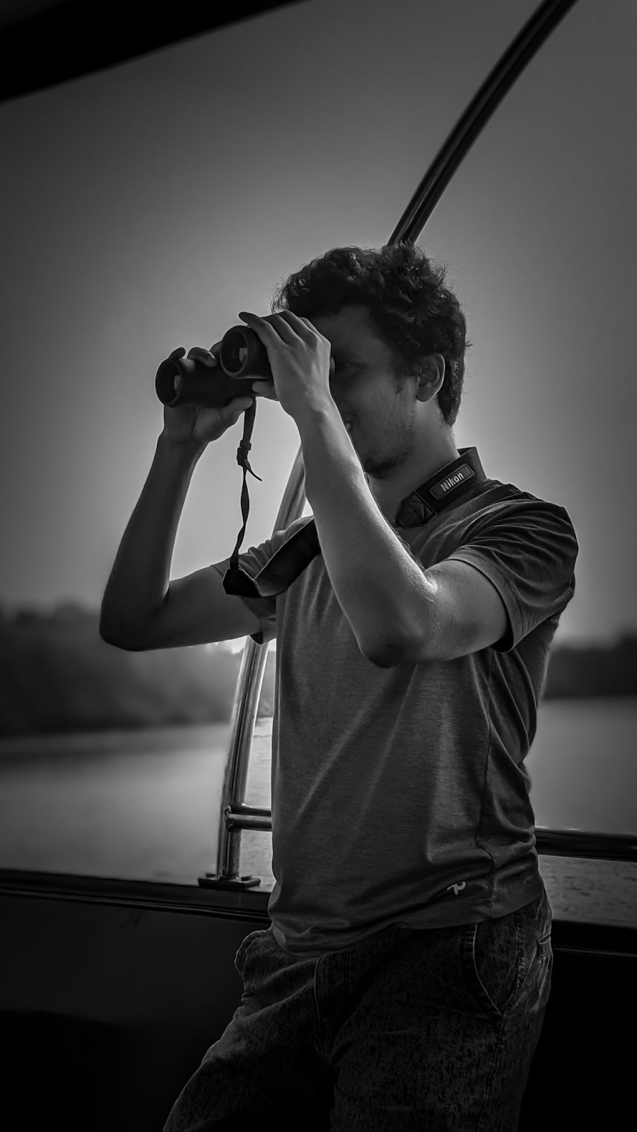 A photographer in Goa