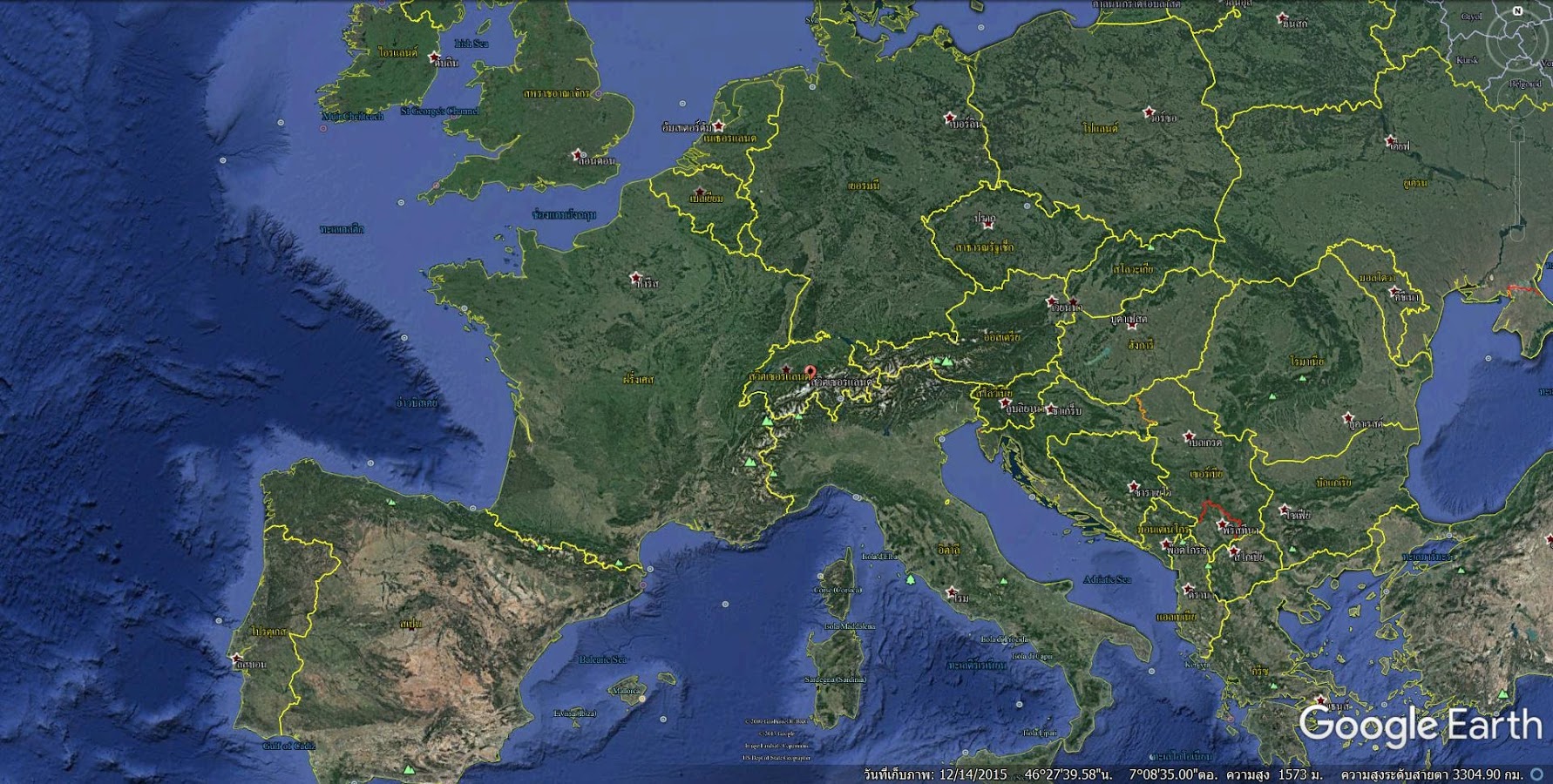 Google Map Of Europe Topographic Map of Usa with States
