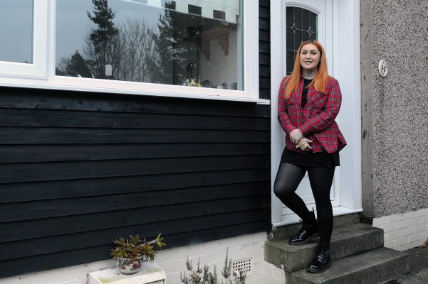 Tele News - Tele - James Simpson story, Amy-Rose Black was diagnosed with Sarcoidosis at the age of 19, at the age of 23 she has started taking oil capsules and has since seen a dramatic improvement with no migraines, tremors etc. Picture Shows; Amy-Rose Black, 40 Tweed Crescent, Dundee, Monday 06 February 2017