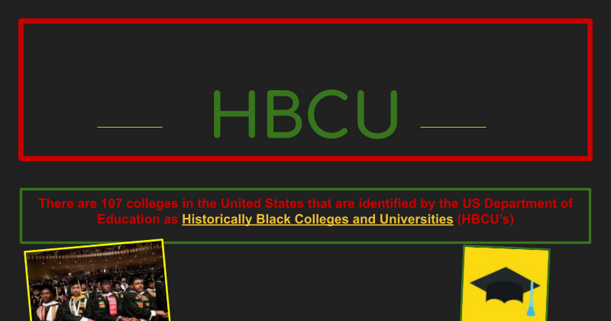 HBCU Slide Show