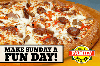 Photos of 2 for 1 Family Pizza