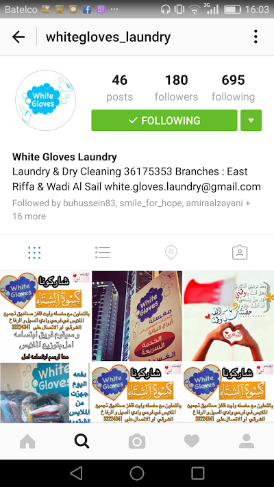 Photos of White Gloves Laundry