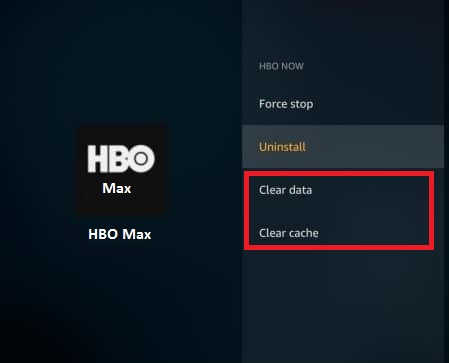 Clear HBO Max cache when Not Working on LG TV