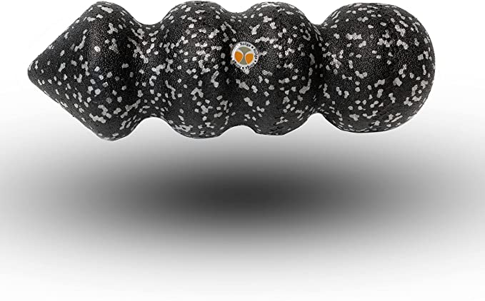 Rollga Point Foam Roller: Neck Pain and Headache Roller. Trigger Point Release Muscle Roller, Standard Foam,Black and White Color