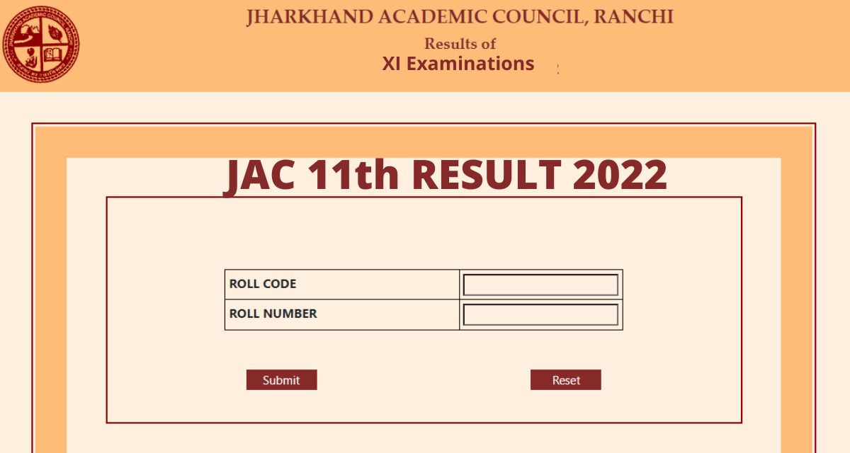 JAC 11th Result 2022 @ jacresults.com