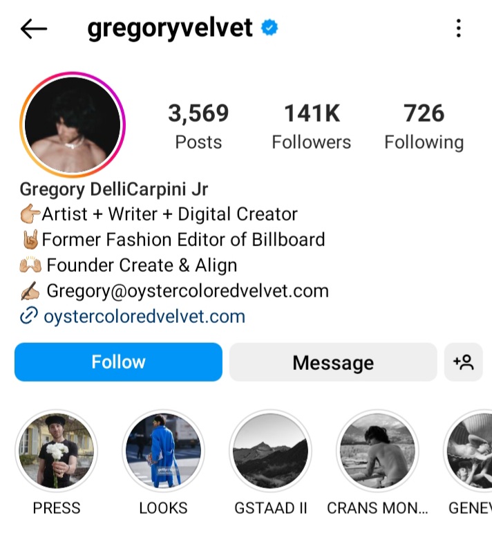 Gregory Velvet
