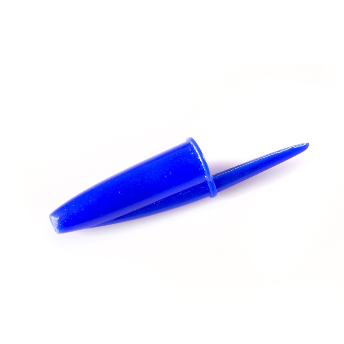blue pen cap
