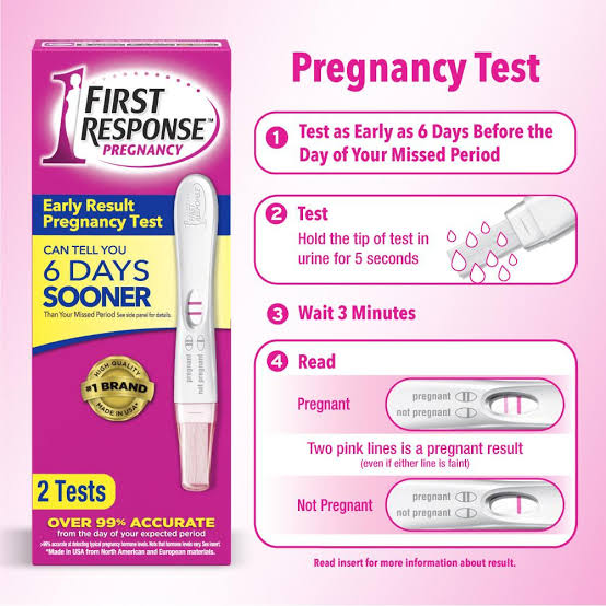 2. First Response Early Result Pregnancy Test 