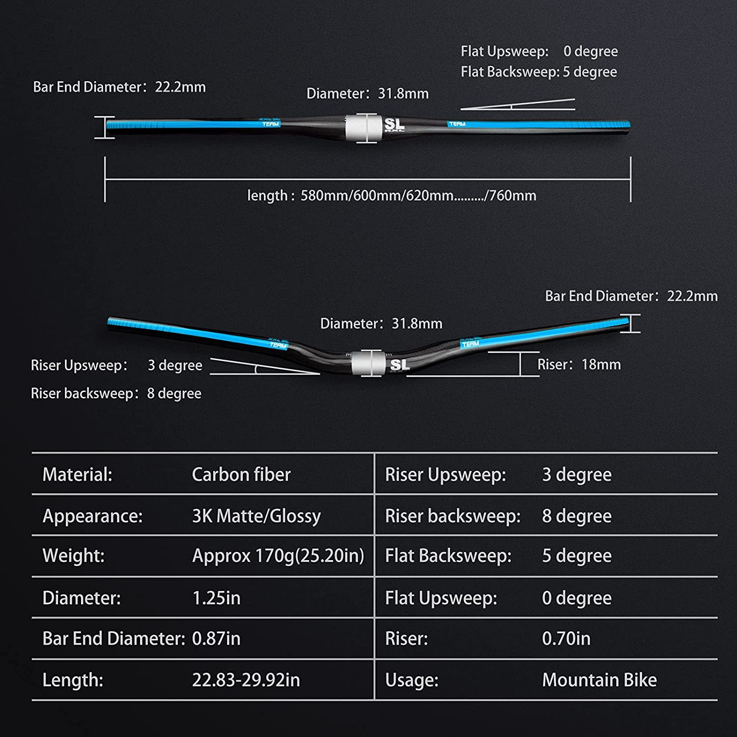 The mountain bike handlebar clamp diameter is important for ensuring a great ride, as the handlebar must be securely attached to the mountain bike using the correct size clamp.