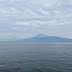 富士山に雪が積もりました。