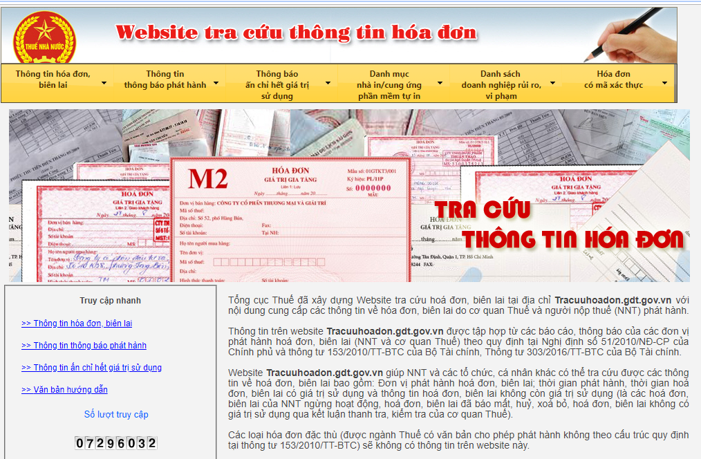 Cách tra cứu tính hợp pháp của hóa đơn điện tử qua mạng
