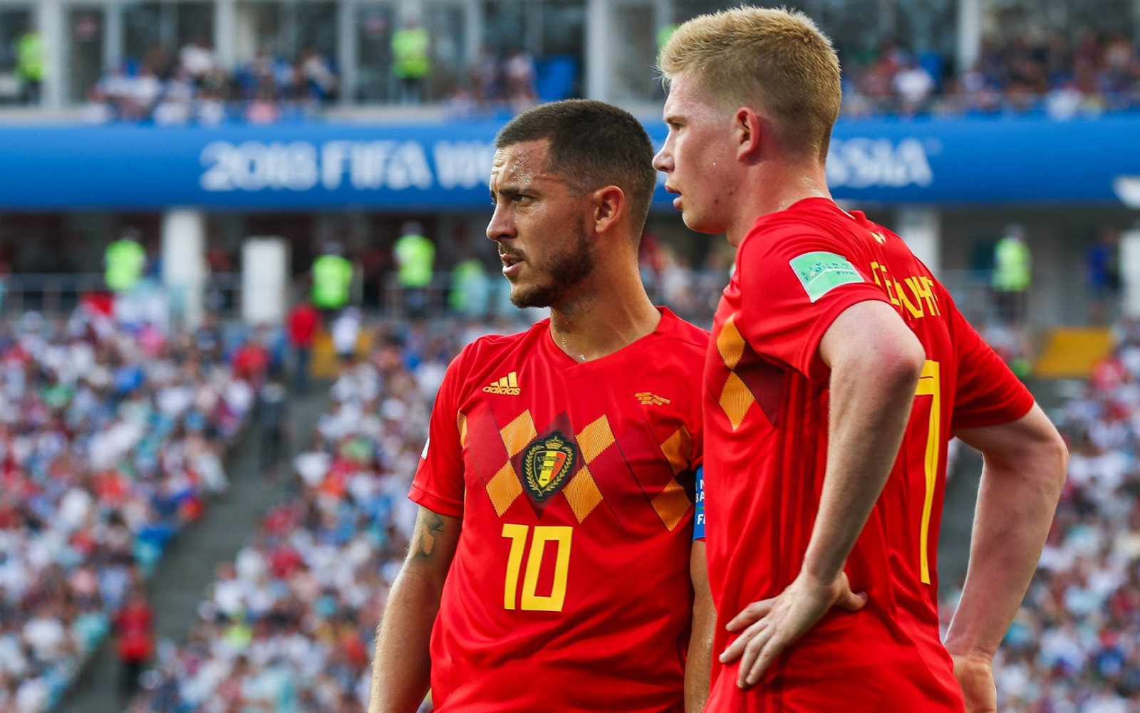 Eden Hazard could replace Kevin De Bruyne in Belgium’s starting XI