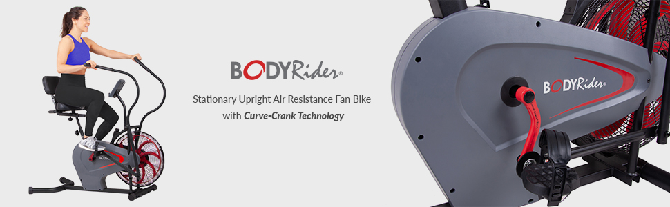 Body Rider BRF980 Bike with Curve-Crank Technology