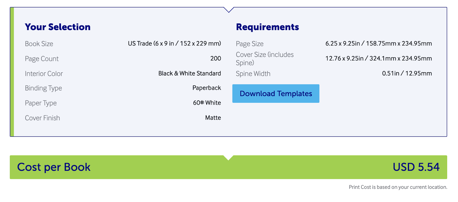 Your Book For Print And Retail Setting the price