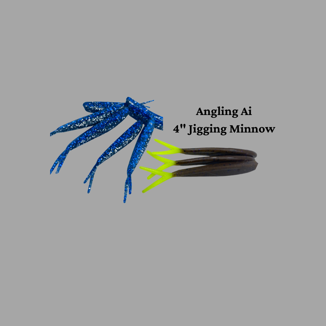 Angling Ai 4" Jigging Minnow for walleye fishing