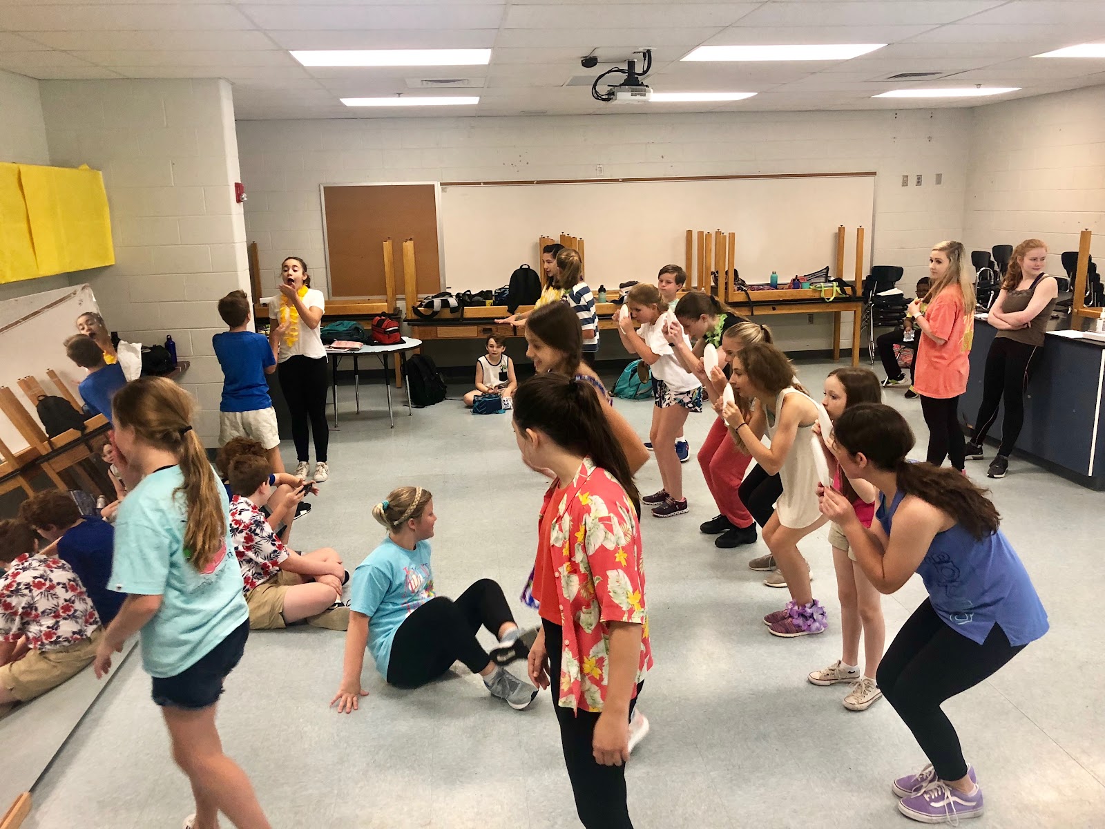 Young cast of Matilda The Musical learn dance theory