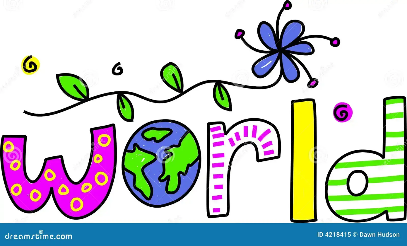 A colorful text with a flower and leaves

Description automatically generated