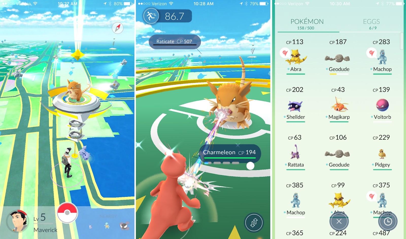 Gameplay Pokemon Go Pokemon Go, android, games, apps, terbaru