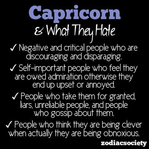 People capricorns do why hate The Coldest