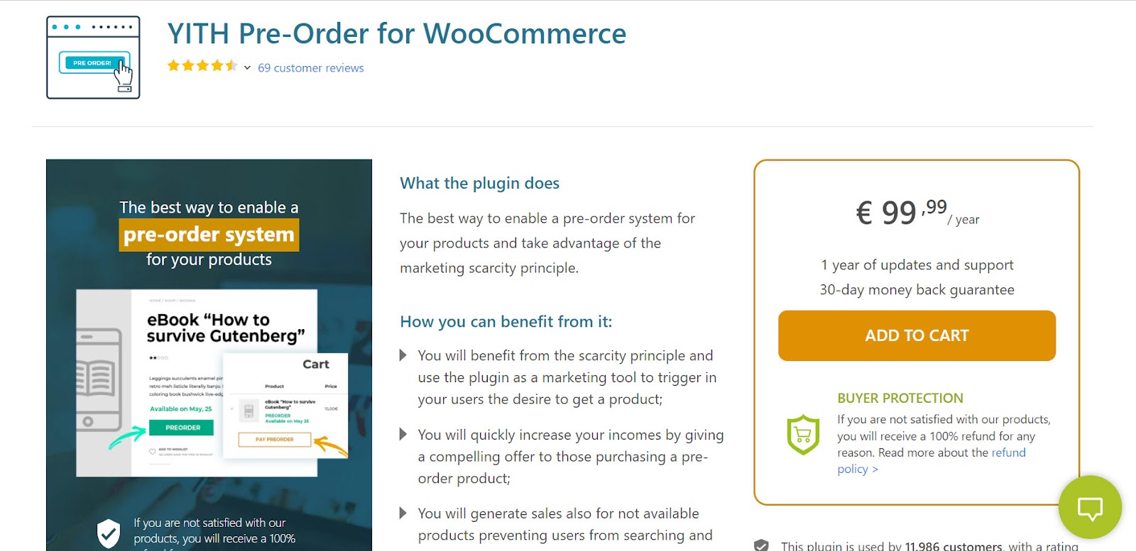 YITH pre order woocommerce