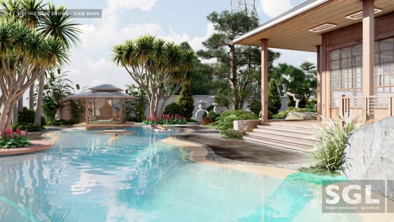 Dự án thiết kế biệt thự nghỉ dưỡng lấn biển tại Cam Ranh