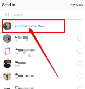 step 2-Share other posts to your story- 8 tips and tricks for Instagram Stories you probably didn't know