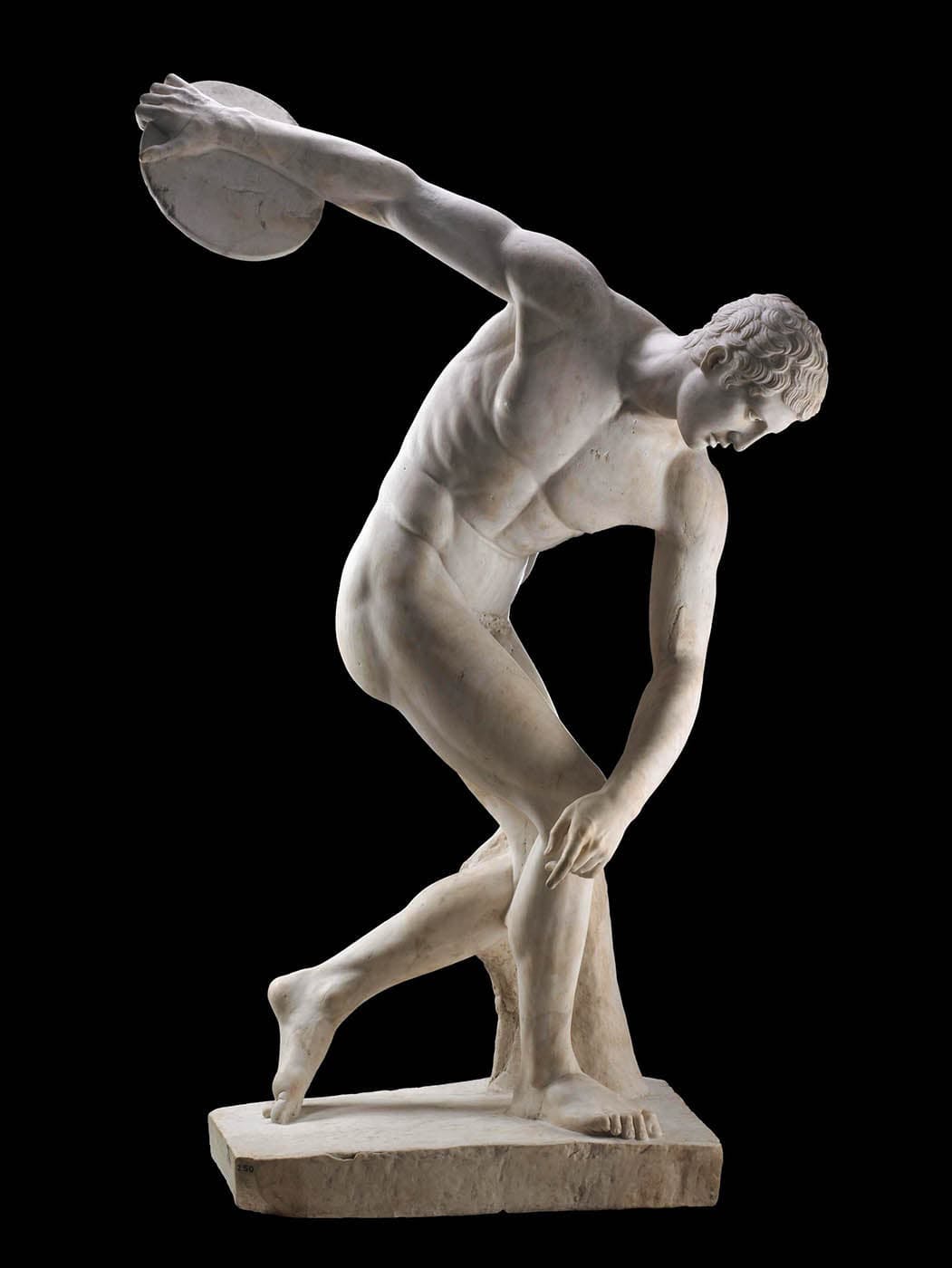 discus thrower ideal man