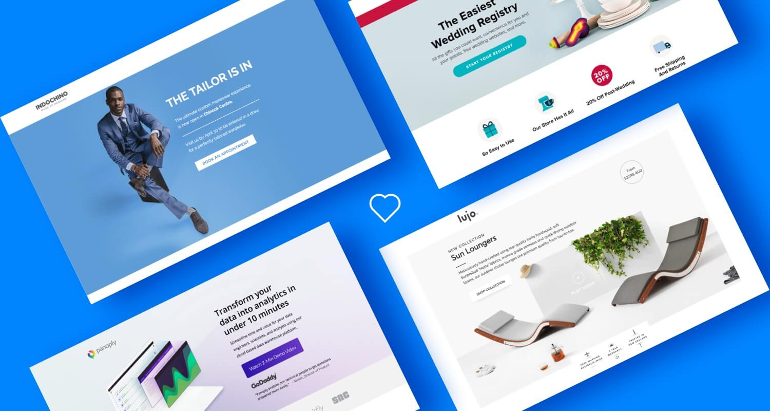 Wix landing pages
