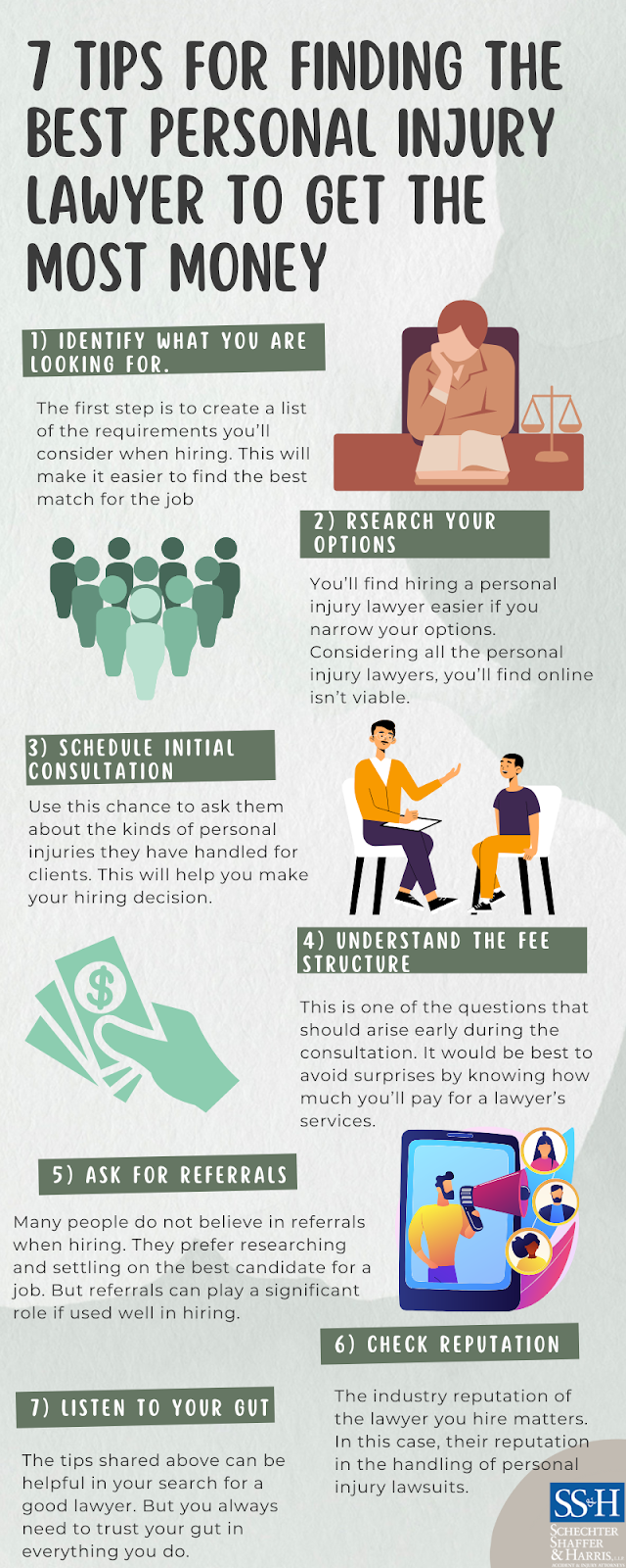 7 Tips for Finding the Best Personal Injury Lawyer to Get the Most Money