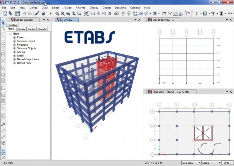 Phần mềm tính toán kết cấu ETAB