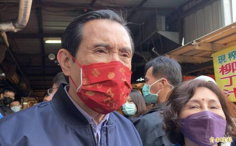 面對國民黨3連敗,馬英九說,朱立倫必須要親自向侯友宜、盧秀燕請教,才能博採周知,認真檢討,徹底改革。(記者蔡淑媛攝)