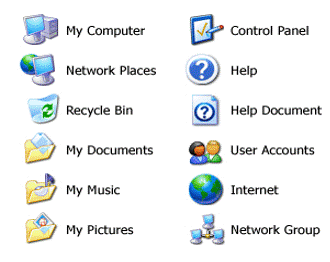 Icon in Windows 7 Hindi