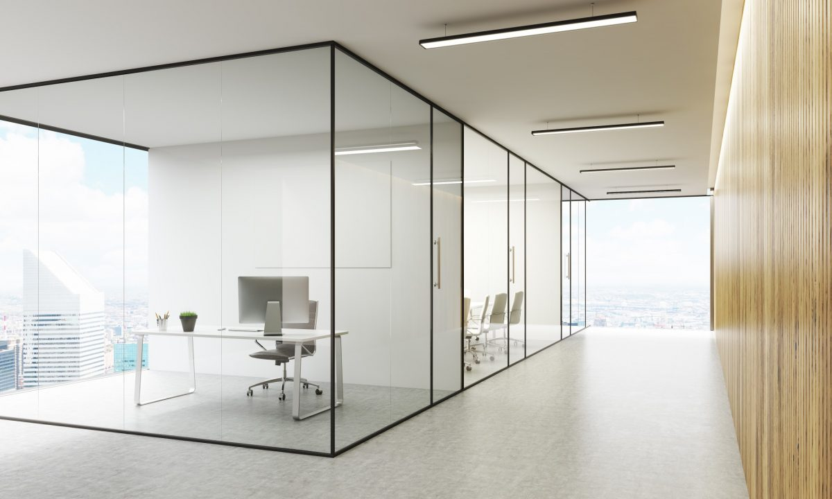 Glass partitions can be multifunctional. Source: OTAL