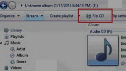 Sao chep nhac tu cd vao may tinh voi Windows Media Player