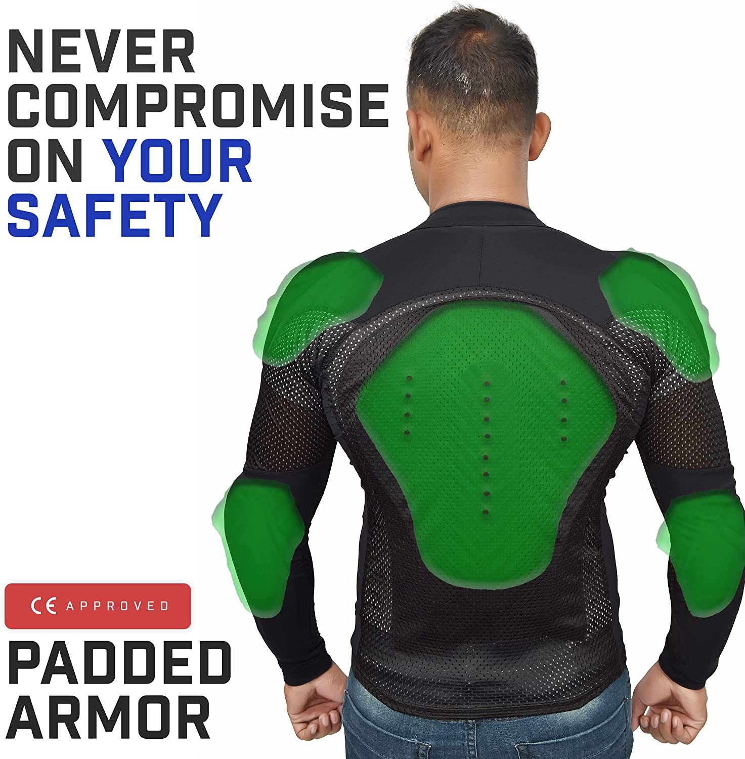 Choose body armor that will provide the best protection for your type of mountain biking.