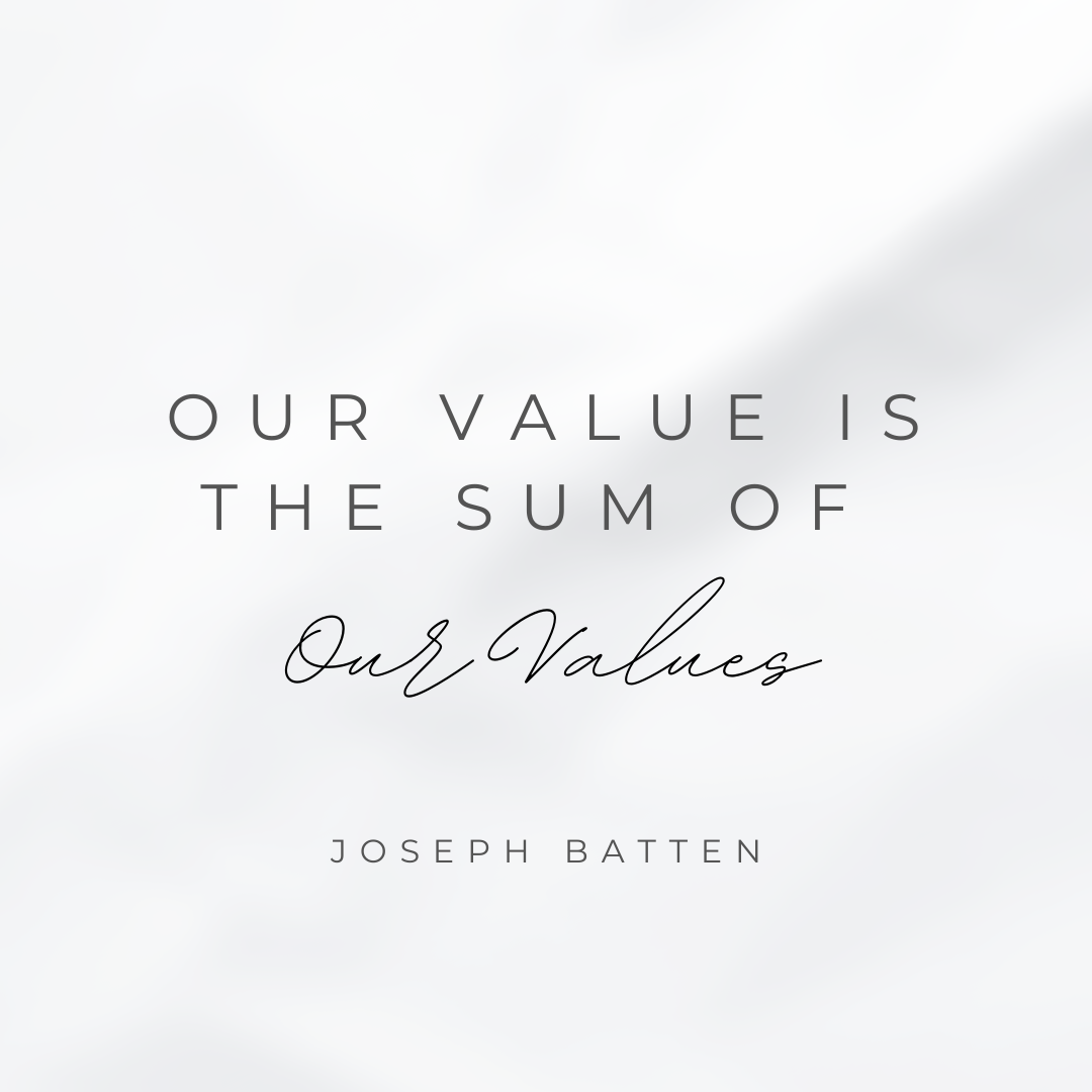 Our value is sum of our values