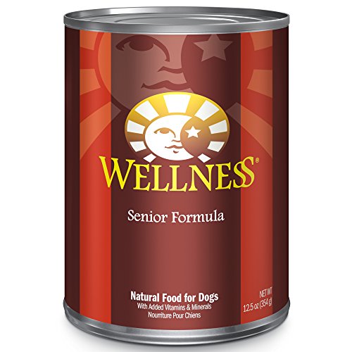 Wellness Complete Health Comida enlatada húmeda natural para perros Senior Chicken & Sweet Potato