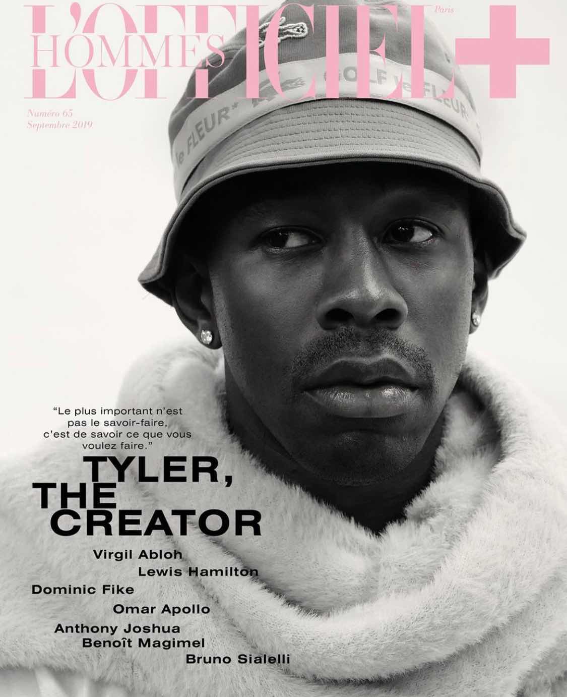 Tyler The Creator for L’officiel Hommes Magazine 