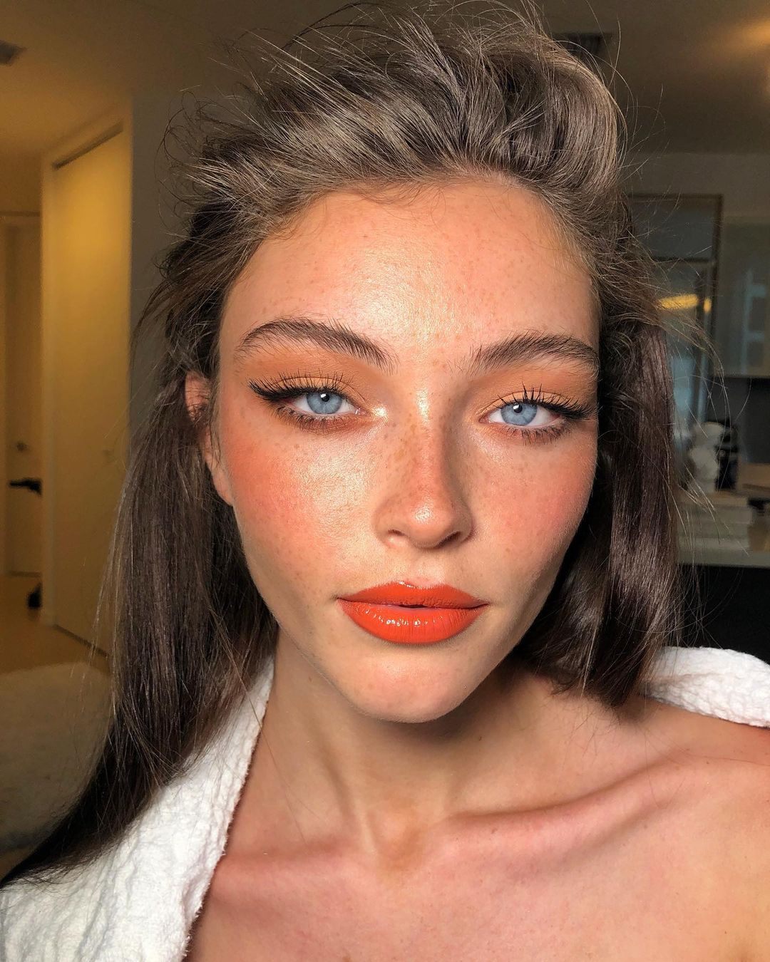 Orange Lipstick