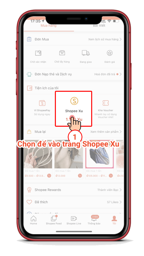 Hướng dẫn sử dụng Shopee Xu đúng cách bằng hình ảnh