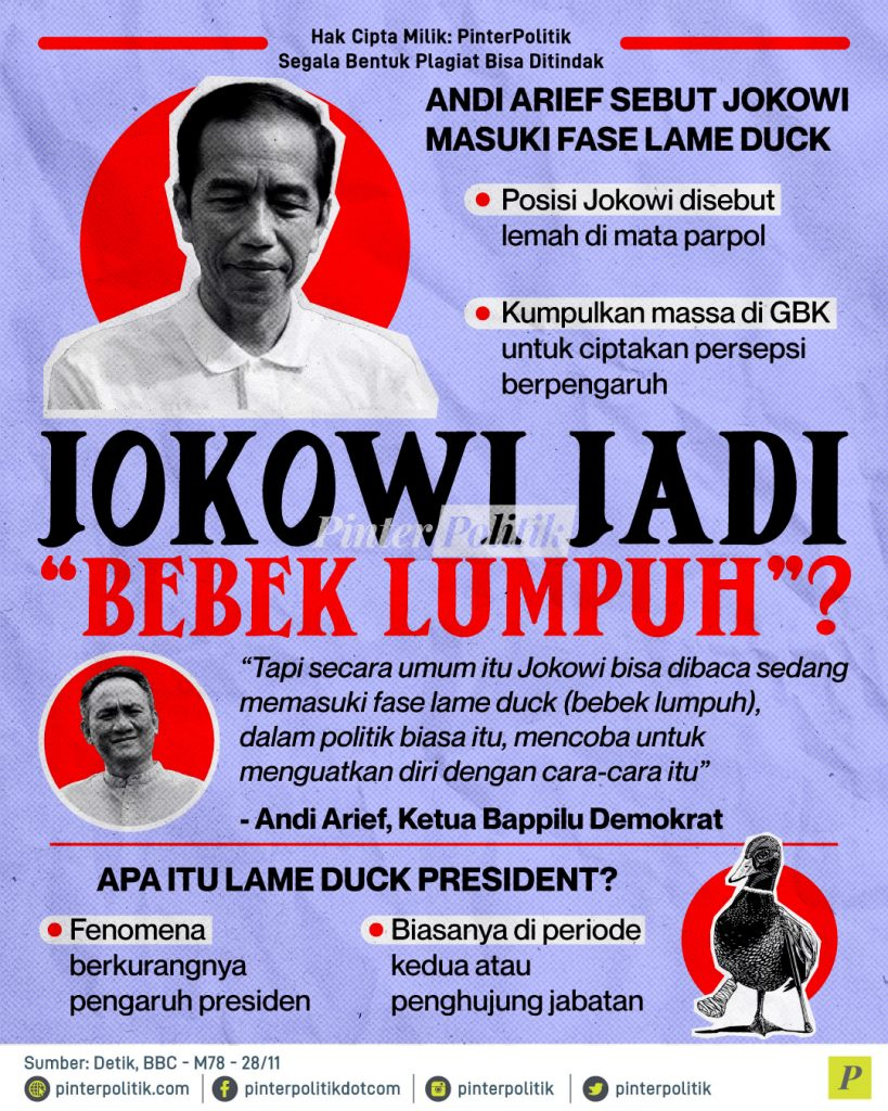 Jokowi Jadi Presiden Bebek Lumpuh