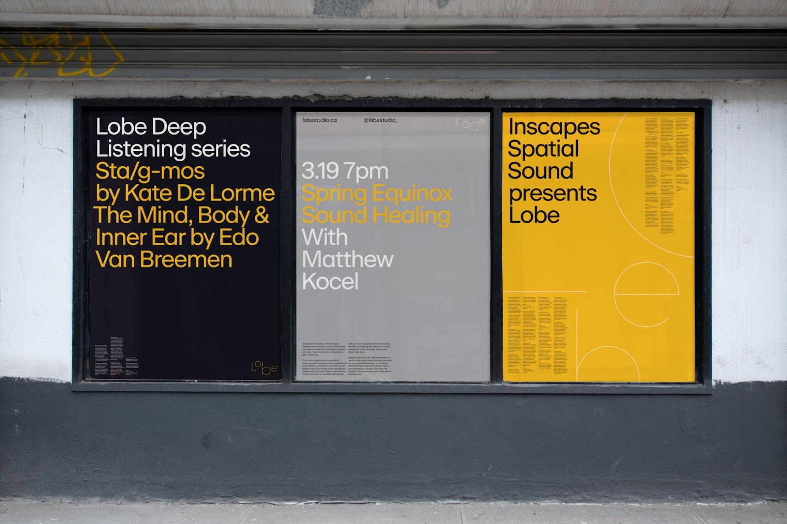 branding and visual identity part of the post — Sonic Symphony: Fay Translates Lobe's Aural Art into Visual Branding