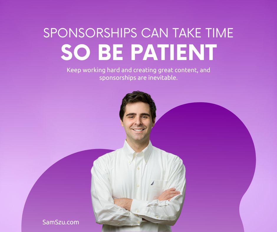 sponsorships can take time infographic