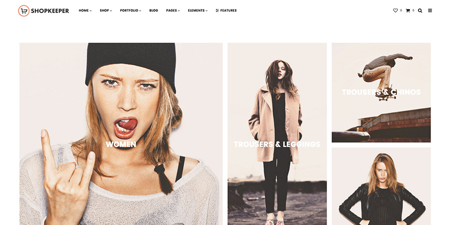 Tema WordPress de lojista