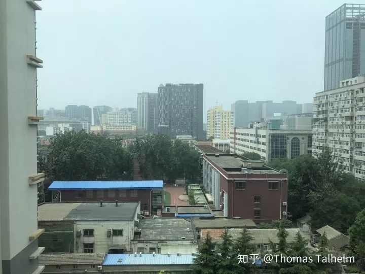 Beijing and Delhi heat causing blurry buildings