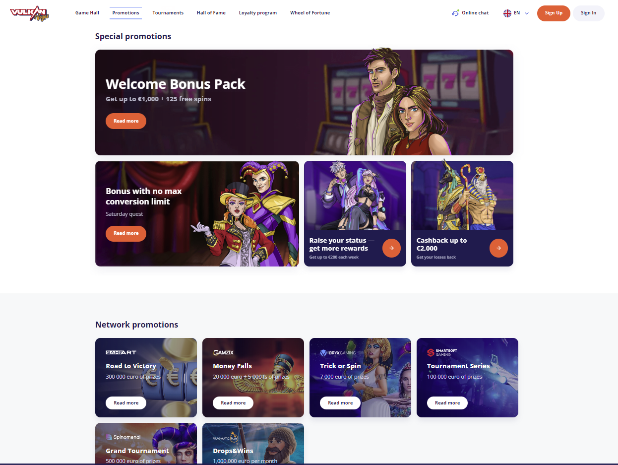 VulkanVegas Casino 